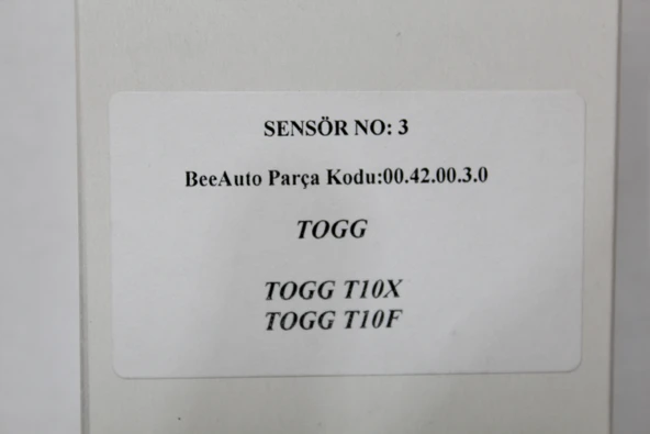 Togg T10x uyumlu lastik Basınç sensörü - Resim 2