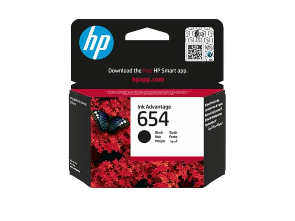 Hp 654 Siyah 400 Sayfa Kartuş 7Fp39Ue ürün görseli 1