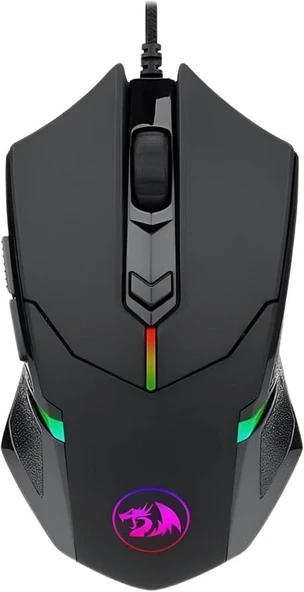 Redragon M601 RGB Optik Kablolu Oyuncu Mouse Teşhir ürün görseli 1