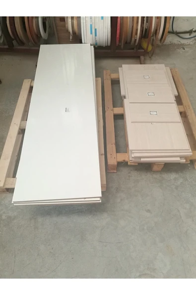 Ankara Orman Ürünleri Mdf Levha  18 Mm Parlak Beyaz Sınırsız Ebat  1 Mm Kenar Bantlama ürün görseli 1