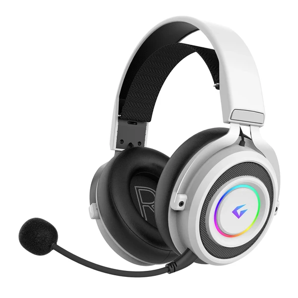Gameagle Ge2010 Step Hunter S1 Rgb Kablosuz Mikrofonlu Oyuncu Kulaklığı Beyaz ürün görseli 1
