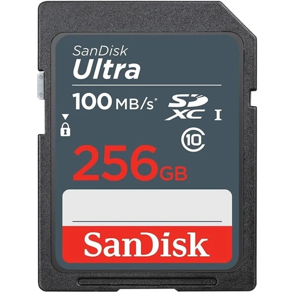 256GB SANDISK ULTRA SDXC 100MB/S SDSDUNR-256G-GN3IN ürün görseli 1