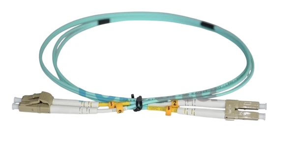Teldata Tld-Lclcom21 Lc-Upc-Lc-Upc Mm Dx Om3 1 Metre Fiber Optik Patchcord ürün görseli 1