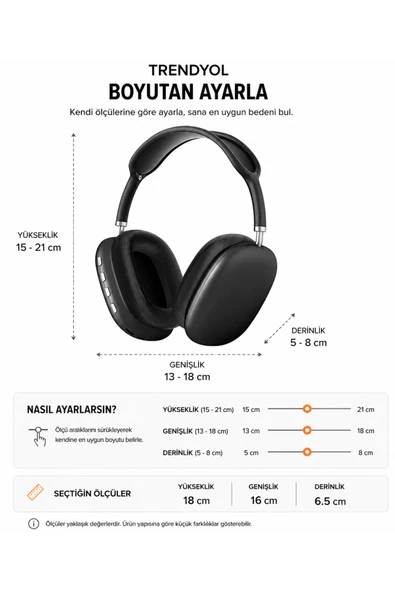 JABA'S P9 BLUETOOTH KULAKLIK Beyaz ürün görseli 1