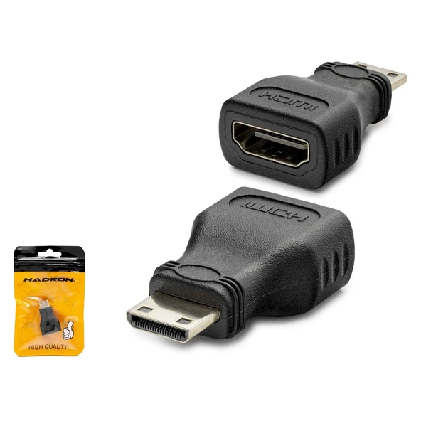 Hadron Hdx1268 Mini Hdmi To Hdmı Adaptör 1080P Siyah ürün görseli 1
