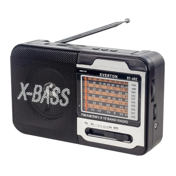 Everton Rt-602 Fm-Usb-Tf-Aux Şarjlı Nostaljik Radyo ürün görseli 1