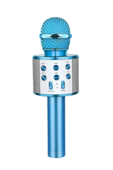 regnum Monadm Kablosuz Karaoke Mikrafon Bluetooth Mp3 Çalar Sd-usb-aux Girişli renk seçimi yoktur mavi ürün görseli 1