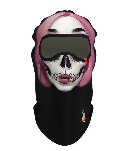 Funny Balaklava, Su İtici özellikli(DWR) Baskılı Snowboard, Kayak, Motosiklet, Bisiklet Kar Maskesi ürün görseli 1