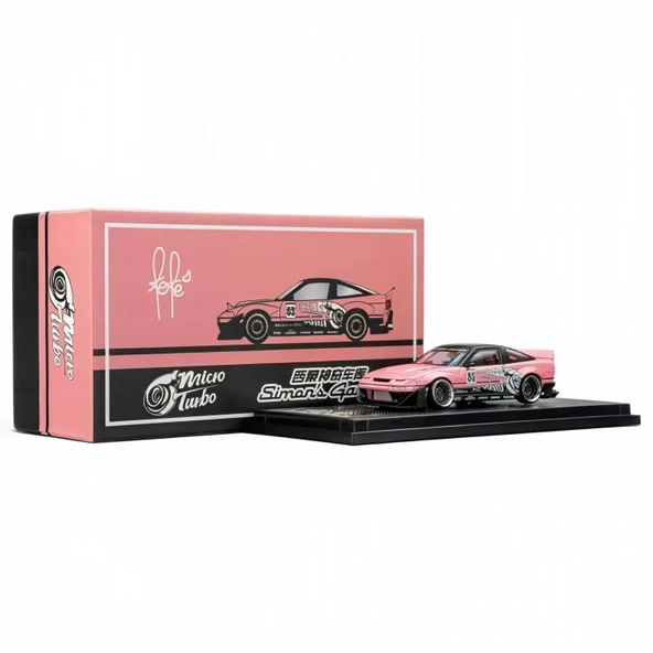 Micro Turbo 1/64 Nissan S13 Silvia 180SX Rocket Bunny SIMON'S GARAGE ürün görseli 1