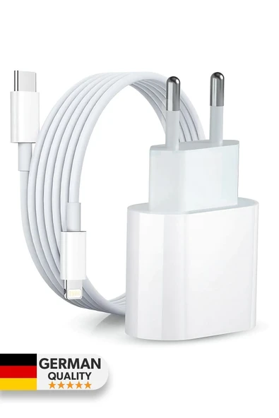 VOLNİX By Deji Iphone 8 X Xs Xr 11 12 13 14 / Pro Max Mini Plus Cihazları Hızlı Şarj Aleti 20w Lightning Beyaz ürün görseli 1