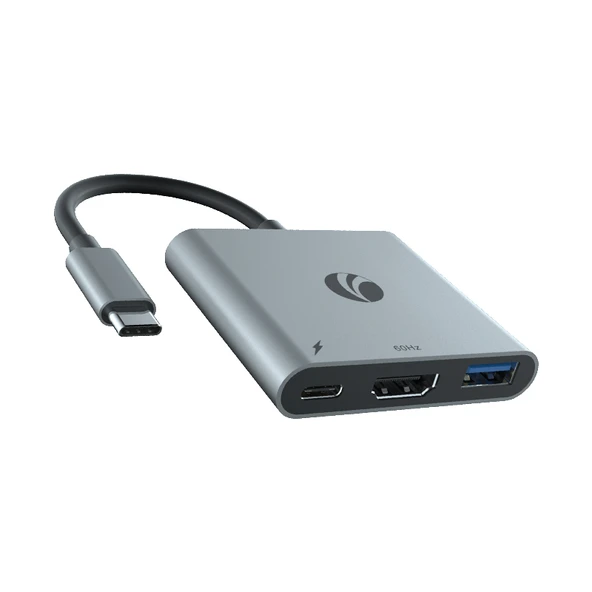 Vcom Cue15 Type-C To Hdmi (4K@60Hz)+Usb3.0+Pd 3.0 100W Çoklayıcı ürün görseli 1