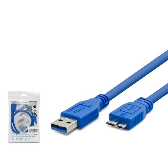 Hadron Hdx7503 Usb 3.0 Harddisk Kablosu 50 Cm Mavi ürün görseli 1