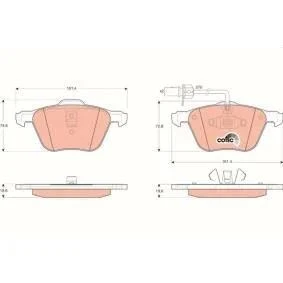 DISK BALATA VW-SHARAN ON IK ürün görseli 1