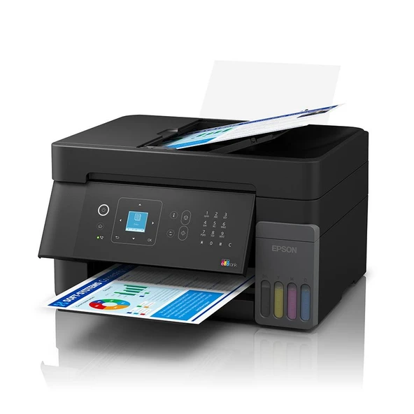 Epson L5390 Meaf Yazıcı-Tarayıcı-Fotokopi-Faks Renkli Mürekkep Püskürtmeli Tanklı Yazıcı ürün görseli 1