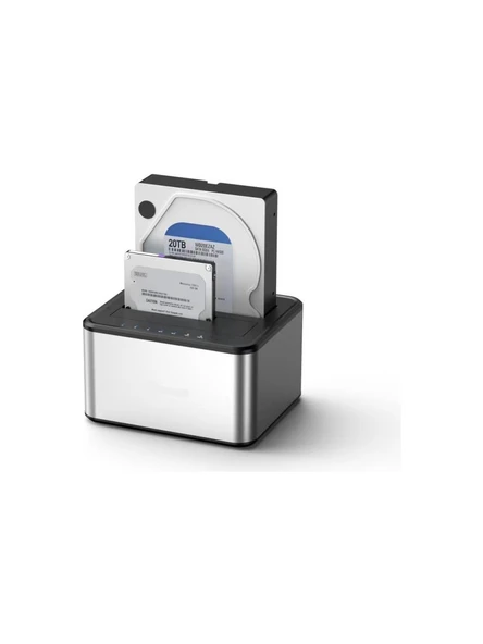 Codegen Alüminyum Usb3.0 3.5"-2.5" Sata 3 Port Usb Cdg-Doc-404 Docking Station ürün görseli 1