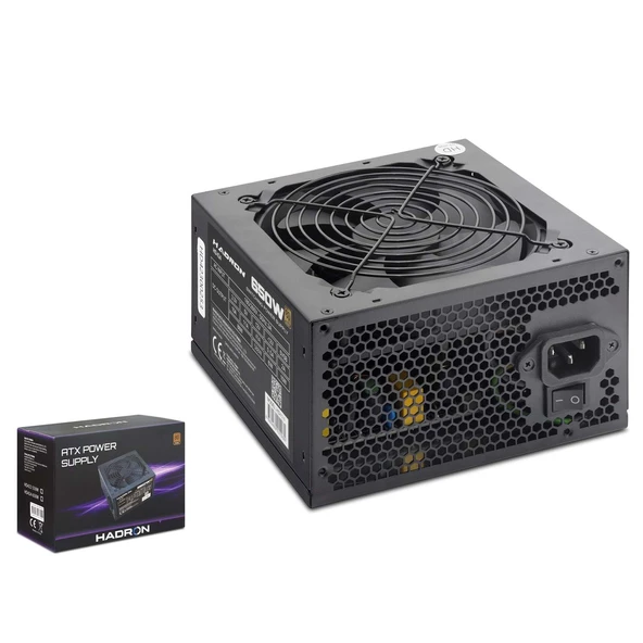 Hadron Hd424 Pc Power Supply Kasa Güç Kaynağı 650W 12 Cm Fan Atx 80 Plus Siyah ürün görseli 1