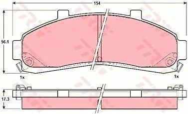 DISK BALATA FORD-EXPLORER 40 ON GDB4010 ürün görseli 1