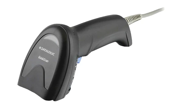 Datalogic Qiuckscanlite Qd2220 Laser Kablolu Barkod Okuyucu + Ayaklı ürün görseli 1