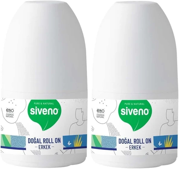 Siveno Doğal 2 Adet 50 ml Erkek Roll-On ürün görseli 1