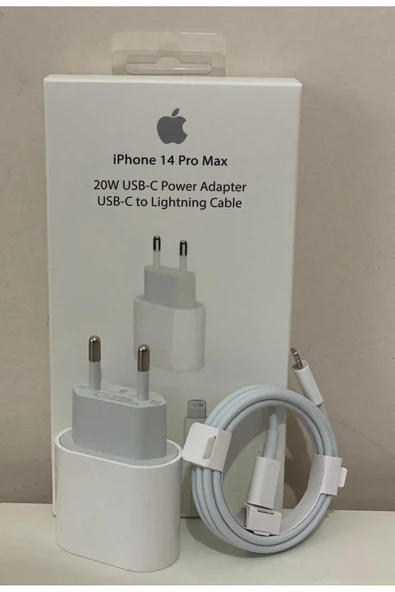 ŞARJ İphone 11 12 13 14 Pro Max Uyumlu 25w Hızlı Aleti Kablo+Başlık Beyaz ürün görseli 1
