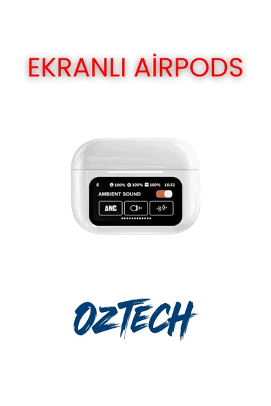 FOREFO Dokunmatik Ekranlı İphone ve Android Tüm Telefonlara Uyumlu Bluetooth Kulaklık Beyaz ürün görseli 1
