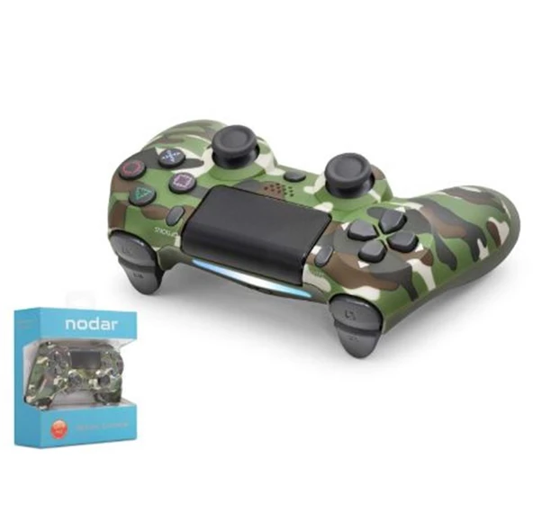 Nodar Nd400L Ps4 Uyumlu Kablosuz Gamepad Oyun Kolu - Yeşil Kamuflaj ürün görseli 1