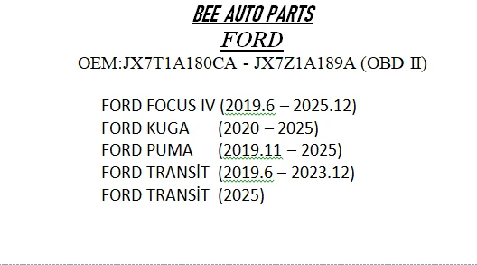 FORD GRUBU UYUMLU LASTİK BASINÇ SENSÖRÜ - Resim 2