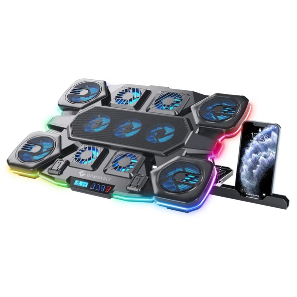 Gameagle Ge2007 Vortex K11 Rgb Notebook Soğutucu 17.3" ürün görseli 1