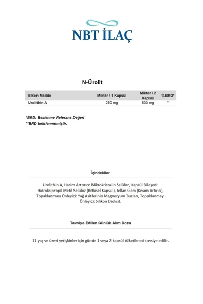 Nbt Life N-Ürolit 60 Kapsül - Resim 2