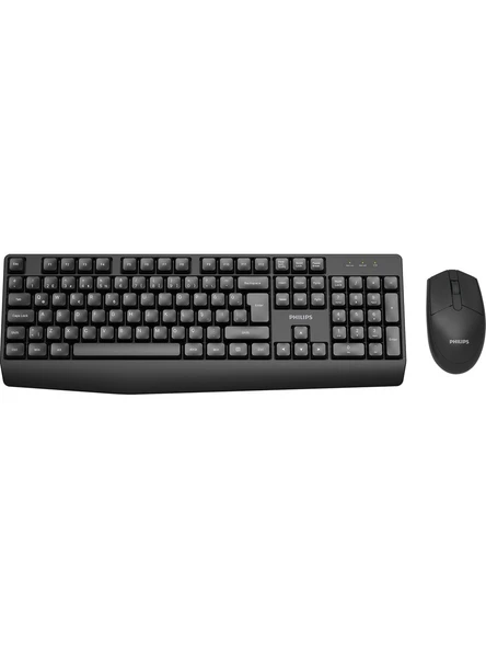 Philips Spt6337B Kablosuz Türkçe Q Klavye Mouse Set Siyah ürün görseli 1