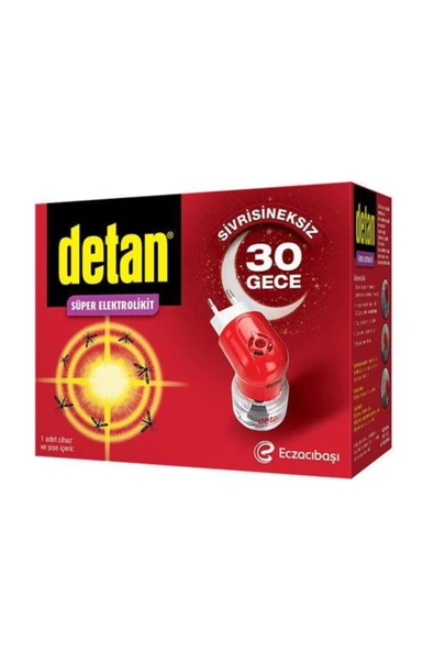 Detan 30 Gece Süper Elektrolikit Sivrisinek Kovucu Cihaz + Yedek ürün görseli 1