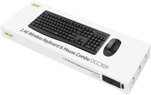 Acer Occ309 Bk Kablosuz Klavye + Mouse Set ürün görseli 1