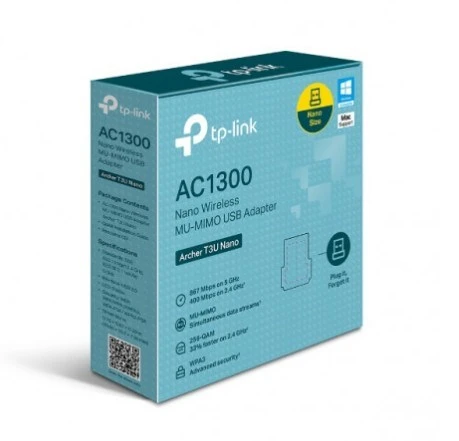 Tp-link Archer T3U Nano AC1300 Kablosuz USB Adaptör - Resim 2