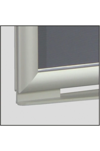 Windpro Çift Taraflı Yaylı Tekerlekli Kaldırım Panosu Reklam Dubası B2 (50x70) Gri ürün görseli 1