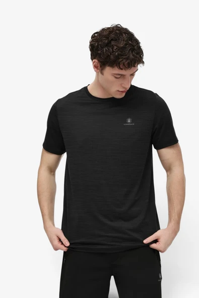 6M MB CT1328 MLN T-SH 6FX Erkek Siyah T-Shirt - 102202981 ürün görseli 1