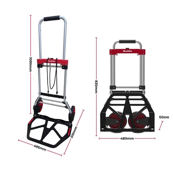 Max Extra FW-90C Katlanır El Arabası - Resim 3
