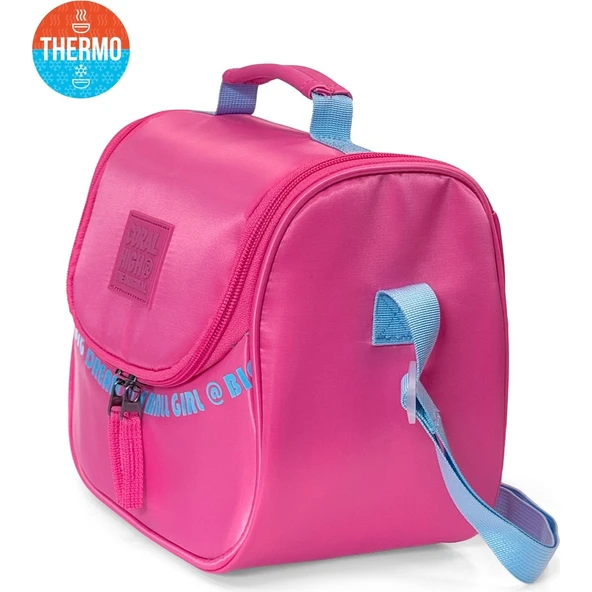 Coral High Pembe Mavi Thermo Beslenme Çantası 27416 ürün görseli 1