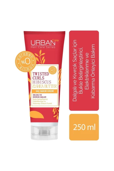 Urban Care Saç Bakım Kremi Twısted Curl Hıbıscus Dalgalı Kıvırcık 250 ml ürün görseli 1