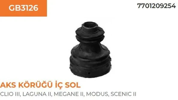 AKS KÖRÜGÜ İÇ SOL CLIO III MEGANE II MODUS 1.5 DC ürün görseli 1