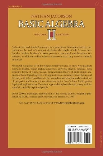 Basic Algebra II: Second Edition (Dover Books on Mathematics) Nathan Jacobson - Resim 2