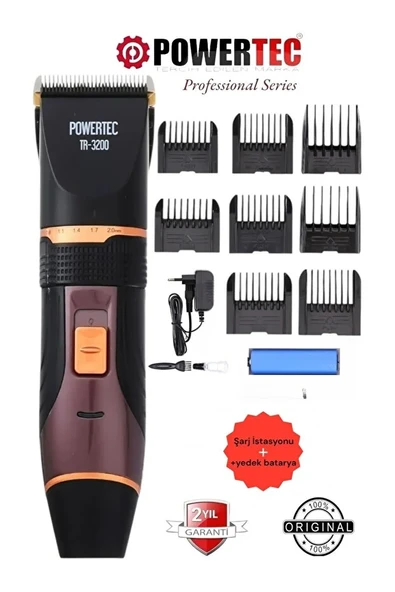 Powertec Saç Kesme Tıraş Makinesi TR-3200 ürün görseli 1