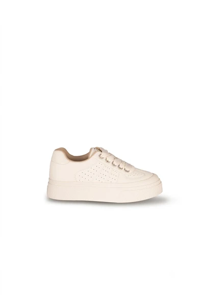Solmaz BDLZ2011 Bej Kadın Sneaker - Resim 2