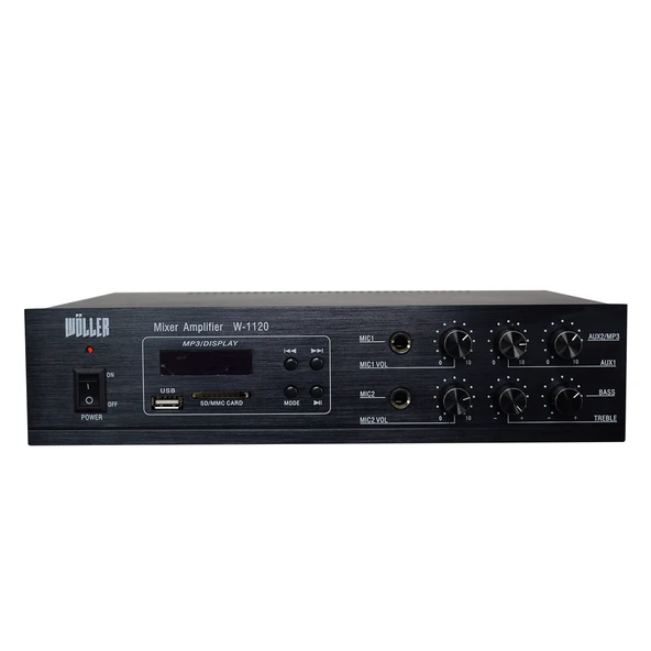 Wöller W-1120 80W 100V Mikser Amplifikatör ürün görseli 1