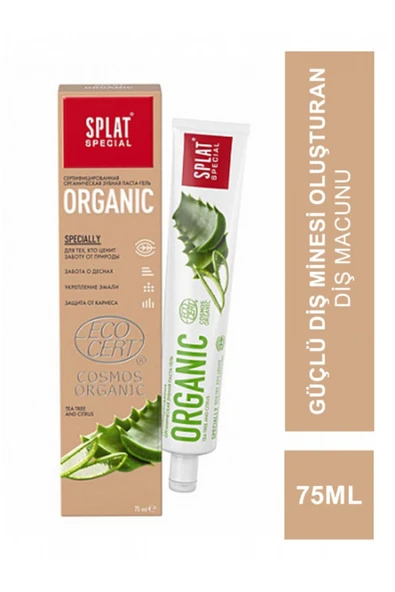 Splat Organic Aloe Vera Diş Macunu 75ml ürün görseli 1