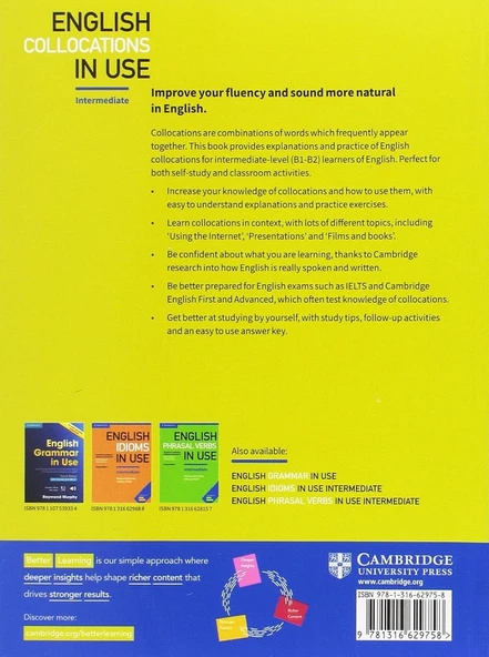 English Collocations in Use Intermediate Book with Answers - Resim 2