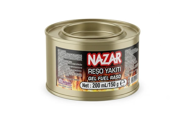 Reşo Yakıtı Jel Yakıt 1 Kutu (200 ml / 150 gr) Mangal Kamp Ve Büfe Tipi Isıtıcı Jel ürün görseli 1