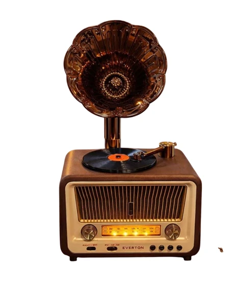 Everton Rt-608 Bluetooth Fm-Usb-Tf-Aux Şarjlı Nostaljik Radyo ürün görseli 1