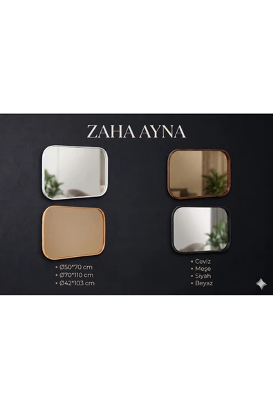KLASS DEKOR Zaha Ayna Meşe - Resim 3