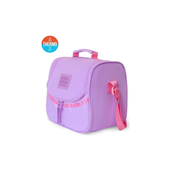 Coral High Mavi Lila Pembe Thermo Beslenme Çantası 27415 ürün görseli 1