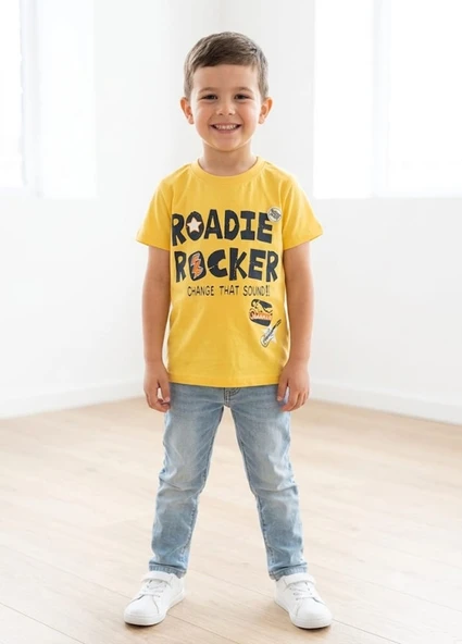 Erkek Çocuk Sarı T-Shirt ürün görseli 1